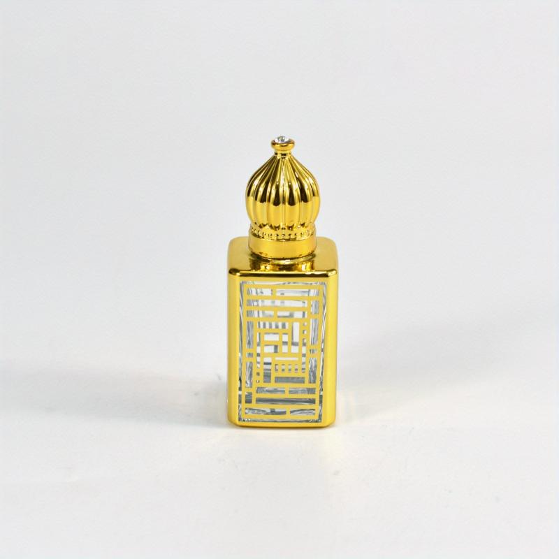 15ml Vintage Roller Bottle Crown Cap Empty Perfume Essential Oil