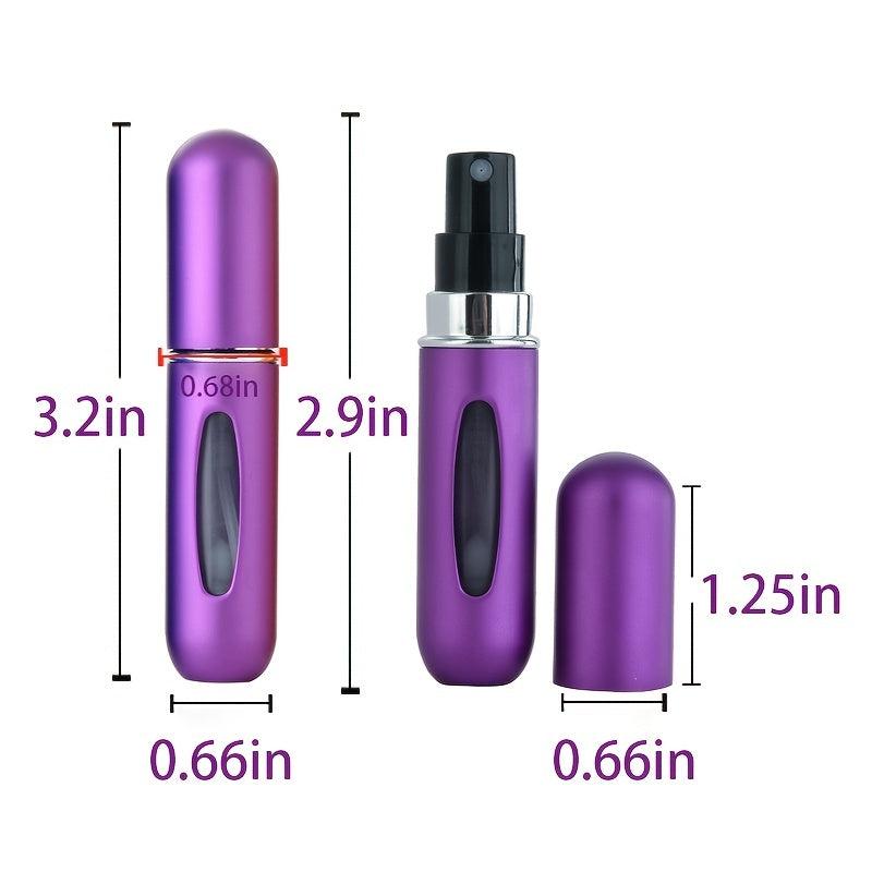 Portable Refillable Perfume Bottle 5ml Travel Friendly Scent Pump