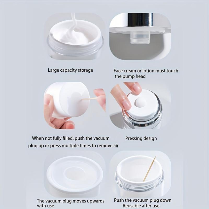 30g Airless Cosmetic Container Cream Jar Vacuum Bottle