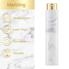 Marble Perfume Atomizer Bottles Leak Proof Refillable Sprayers