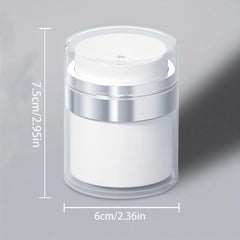 Acrylic Cream Jar Vacuum Bottle Airless Cosmetic Container Refillable