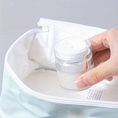 Acrylic Cream Jar Vacuum Bottle Airless Cosmetic Container Refillable