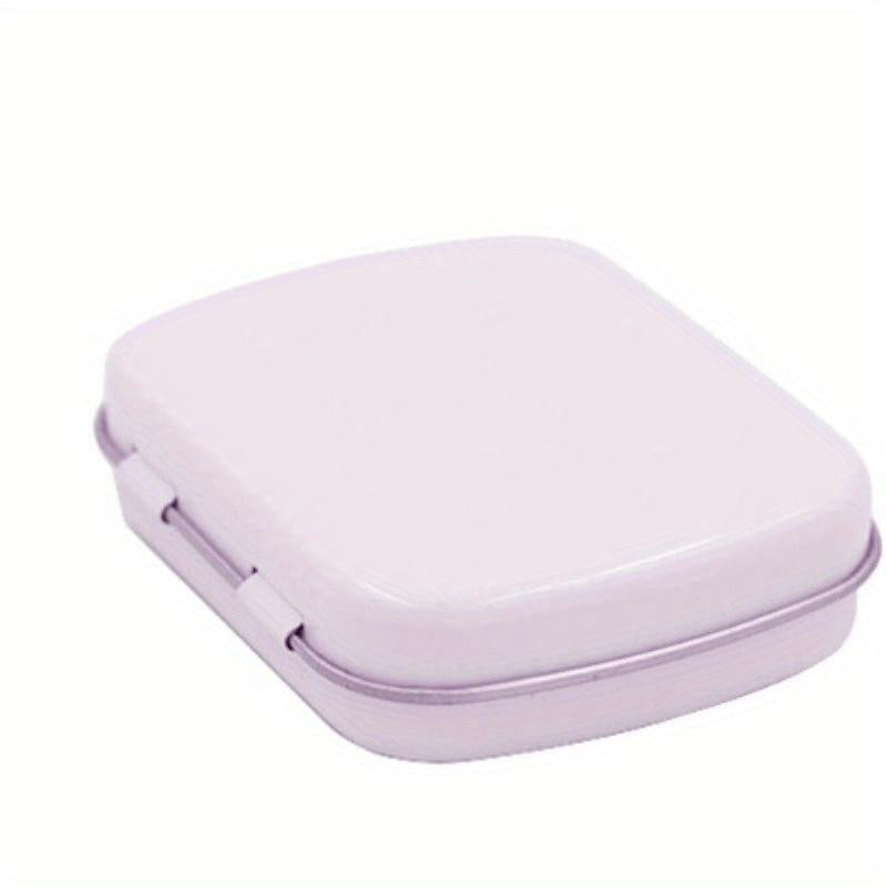 Empty Metal Tin Flip Storage Box Organizer Silver for Money Coin Key 1pc