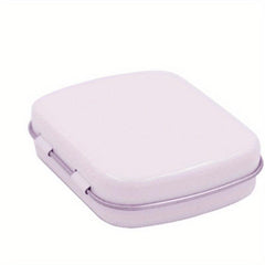Empty Metal Tin Flip Storage Box Organizer Silver for Money Coin Key 1pc