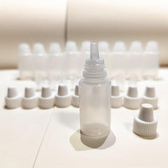 10pcs 10ML Squeezable Eye Drop Bottles Mini PE Plastic Squeeze Bottle