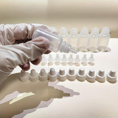 10pcs 10ML Squeezable Eye Drop Bottles Mini PE Plastic Squeeze Bottle