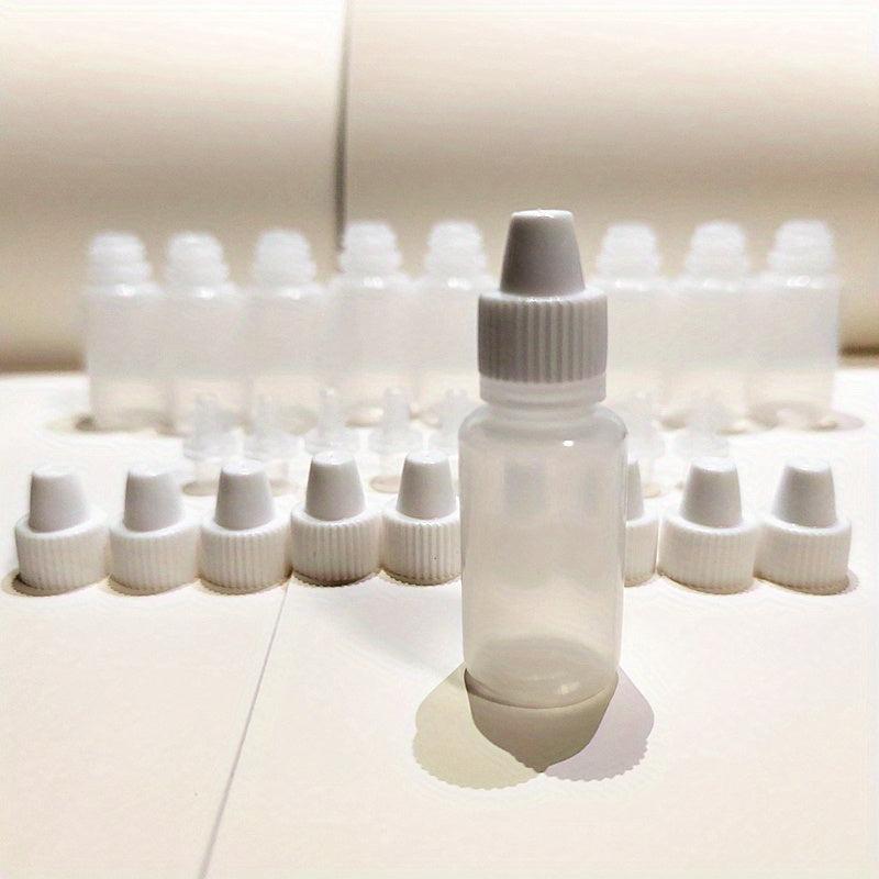 10pcs 10ML Squeezable Eye Drop Bottles Mini PE Plastic Squeeze Bottle