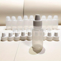 10pcs 10ML Squeezable Eye Drop Bottles Mini PE Plastic Squeeze Bottle