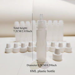 3ML-25ML Transparent PE Squeeze Bottle for Tattoo Liquid Me