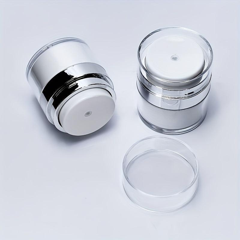 Cream Jar Vacuum Bottle Airless Pump Jar Cosmetic Container Portable Refillable