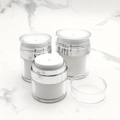 Cream Jar Vacuum Bottle Airless Pump Jar Cosmetic Container Portable Refillable