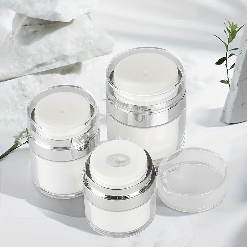 Cream Jar Vacuum Bottle Airless Pump Jar Cosmetic Container Portable Refillable
