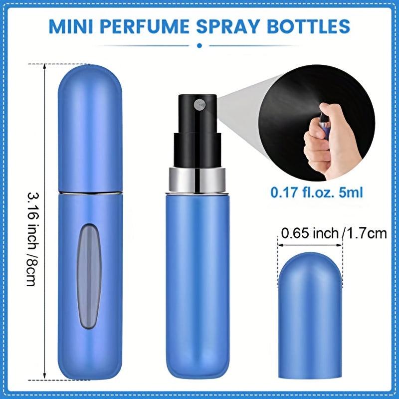 Mini Perfume Atomizer Container Portable Travel Size Refillable Scent Pump
