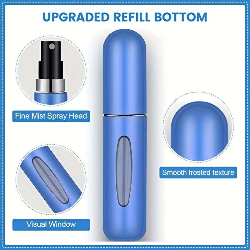 Mini Perfume Atomizer Container Portable Travel Size Refillable Scent Pump