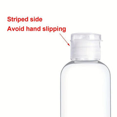 2pcs Refillable Bottles 10ml-120ml Empty Plastic Travel Shampoo Bottle