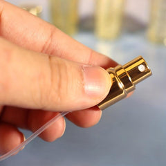 Leak-Proof Mini Perfume Spray Bottle Floral Pattern Portable Travel Size Women