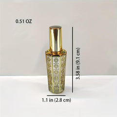 Leak-Proof Mini Perfume Spray Bottle Floral Pattern Portable Travel Size Women
