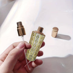 Leak-Proof Mini Perfume Spray Bottle Floral Pattern Portable Travel Size Women