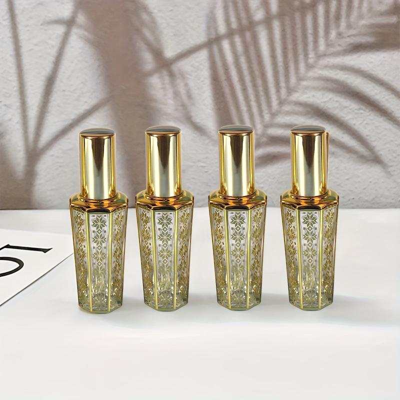 Leak-Proof Mini Perfume Spray Bottle Floral Pattern Portable Travel Size Women