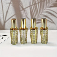 Leak-Proof Mini Perfume Spray Bottle Floral Pattern Portable Travel Size Women