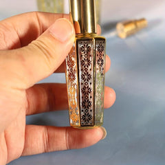 Leak-Proof Mini Perfume Spray Bottle Floral Pattern Portable Travel Size Women