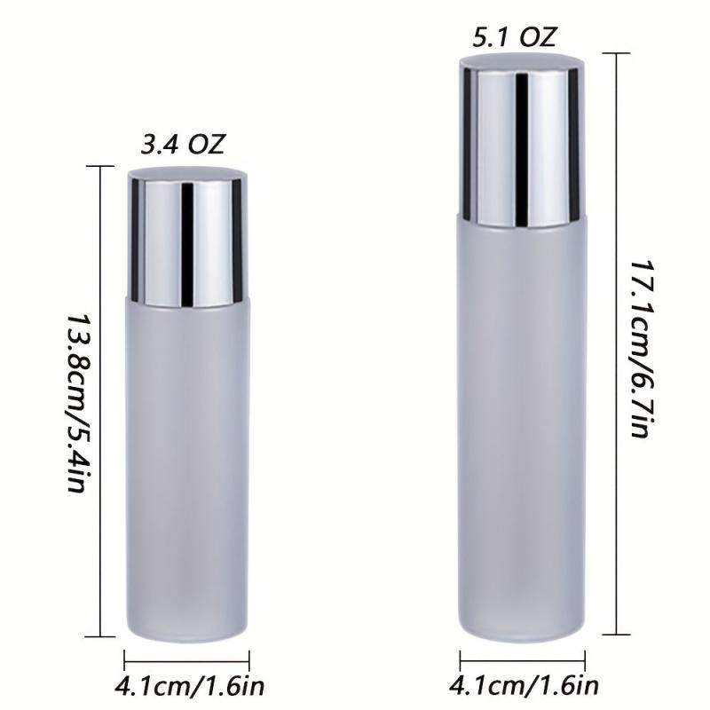 1pc Frosted Plastic Cosmetic Lotion Bottle Travel Essential Makeup Container