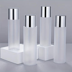 1pc Frosted Plastic Cosmetic Lotion Bottle Travel Essential Makeup Container
