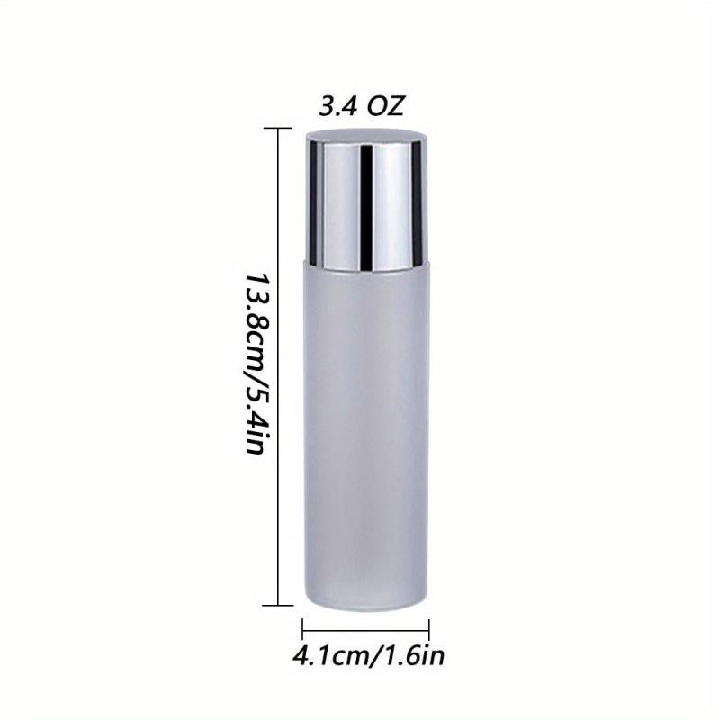 1pc Frosted Plastic Cosmetic Lotion Bottle Travel Essential Makeup Container