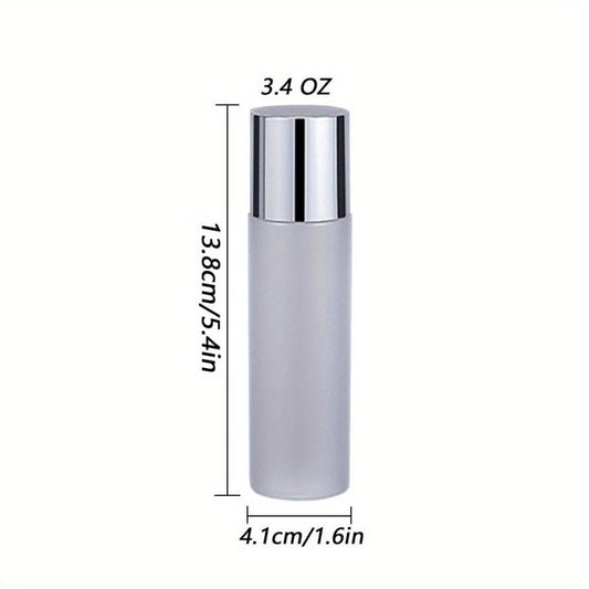 1pc Frosted Plastic Cosmetic Lotion Bottle Travel Essential Makeup Container