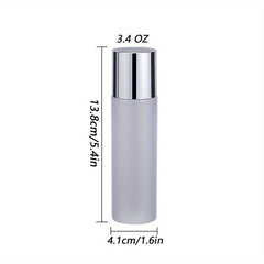 1pc Frosted Plastic Cosmetic Lotion Bottle Travel Essential Makeup Container