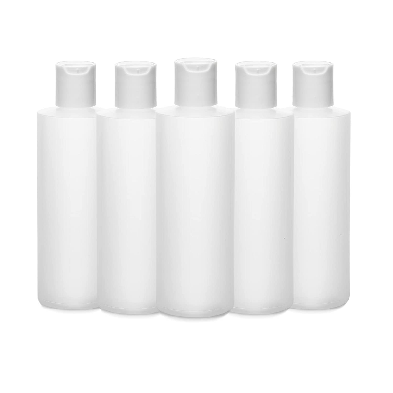 Plastic Refillable Bottles with Disc Top Caps