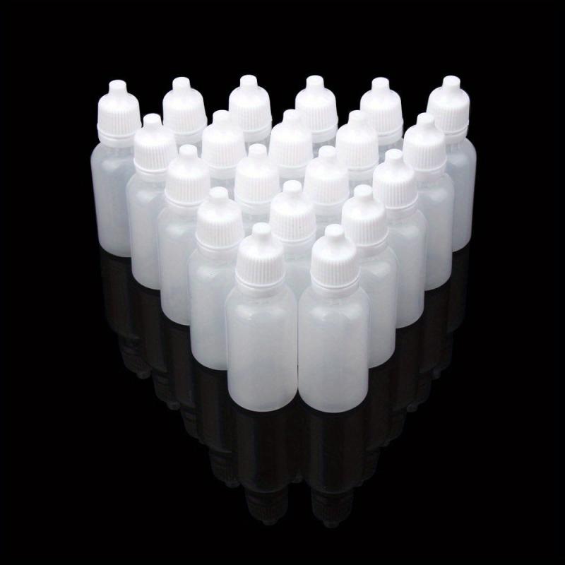 50/100pcs 10ml Empty Squeezable Dropper Bottles Eye Liquid Refillable Bottles