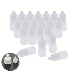 50/100pcs 10ml Empty Squeezable Dropper Bottles Eye Liquid Refillable Bottles