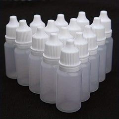 50/100pcs 10ml Empty Squeezable Dropper Bottles Eye Liquid Refillable Bottles