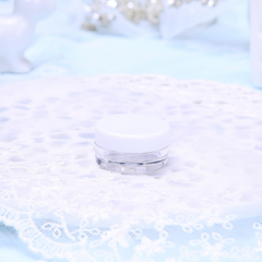 5g Clear Plastic Round Jars - Cosmetic Lotion Cream Makeup Container