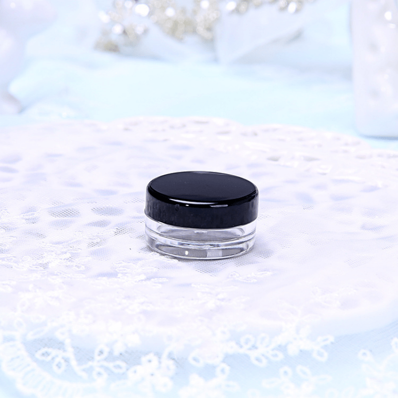 5g Clear Plastic Round Jars - Cosmetic Lotion Cream Makeup Container