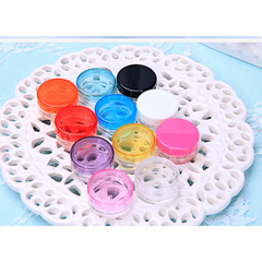 5g Clear Plastic Round Jars - Cosmetic Lotion Cream Makeup Container