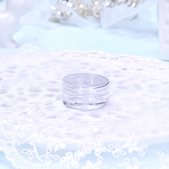 5g Clear Plastic Round Jars - Cosmetic Lotion Cream Makeup Container