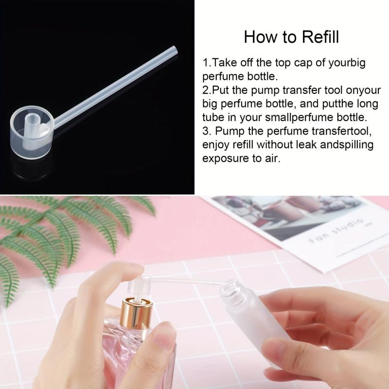 Perfume Pump for Refillable Travel Spray Bottle 6 Pack