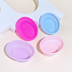 Silicone Makeup Brush Cleaning Mat and Bowl