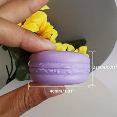 Macaron Shaped Cream Container Leak Proof Jar For Travel Storage