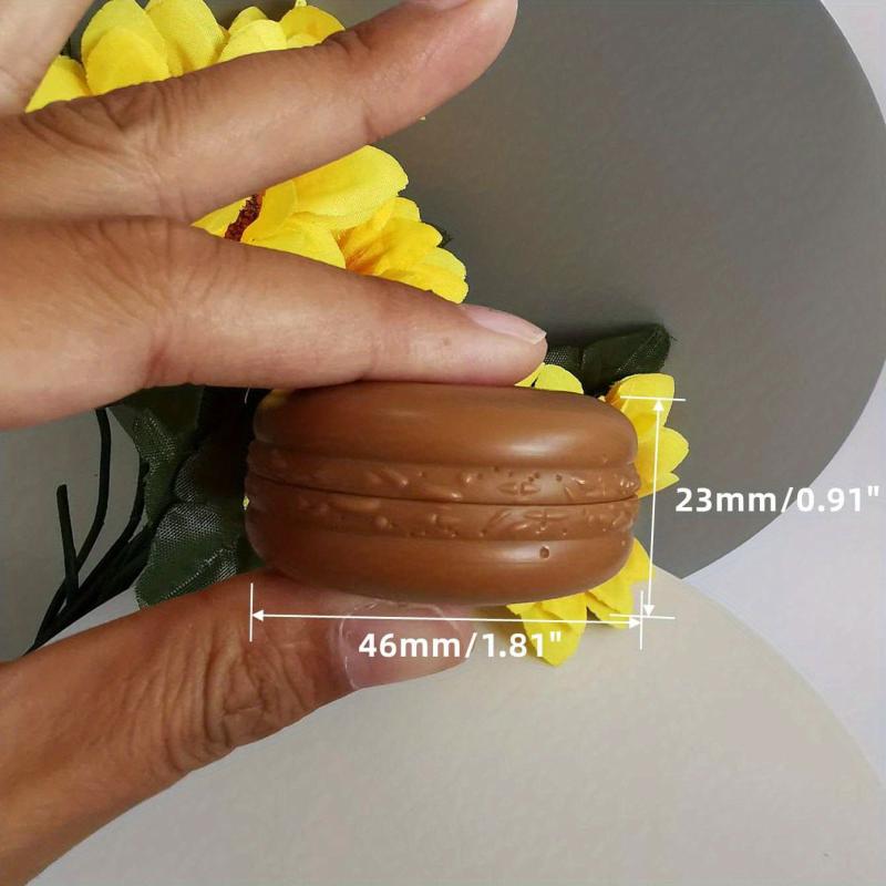 Macaron Shaped Cream Container Leak Proof Jar For Travel Storage