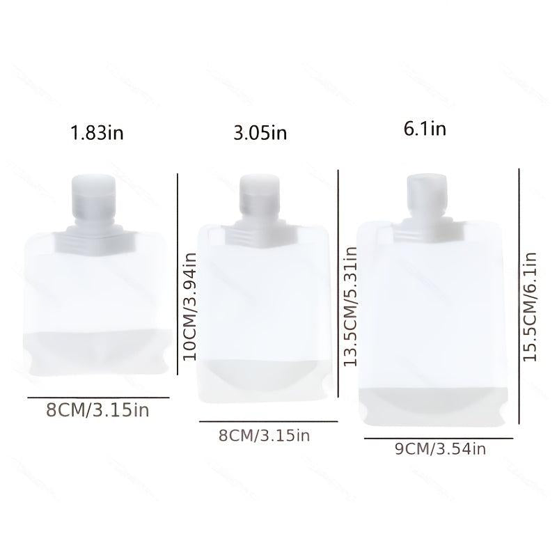 Leakproof Refillable Squeeze Pouch for Toiletries