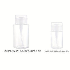 Professional Pump Dispenser Bottle for Nail Polish Remover and Makeup Remover
