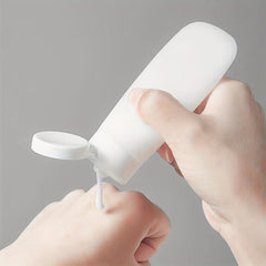 4pcs Travel Bottles Set Leak Proof Refillable Squeeze Cosmetic Sample Container