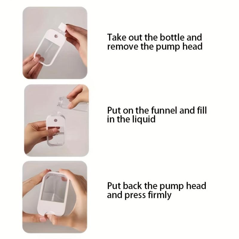 50ML Refillable Spray Bottle Clear Portable Moisturizing Sprayer