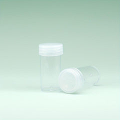 2pcs 10g Transparent Plastic Powder Bottle For Dry Powder Glitter Sequin
