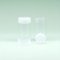 2pcs 10g Transparent Plastic Powder Bottle For Dry Powder Glitter Sequin