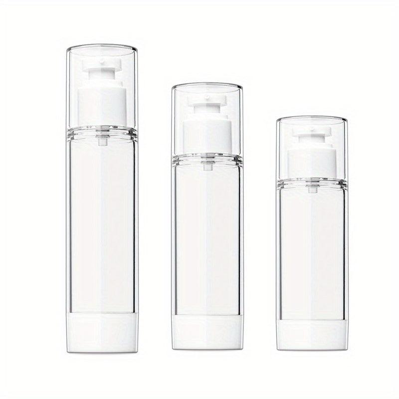 3pcs Airless Pump Jars Set Vacuum Cream Jar Airless Pump Bottles