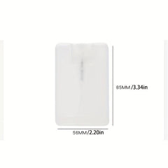 20ml Card Shape Perfume Bottle Mini Sprayer Travel Accessory